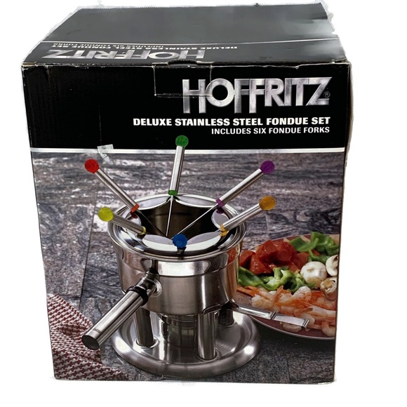 Hoffritz Deluxe  Stainless Steel Fondue Set - Picture 2 of 10